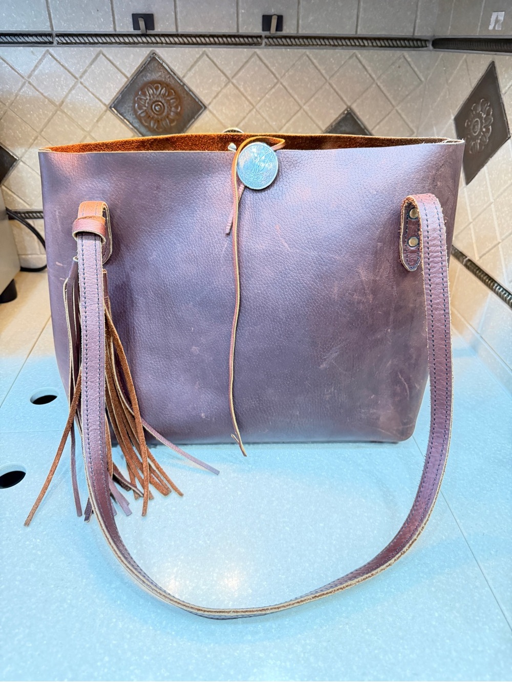 Wyoming Leather Tote